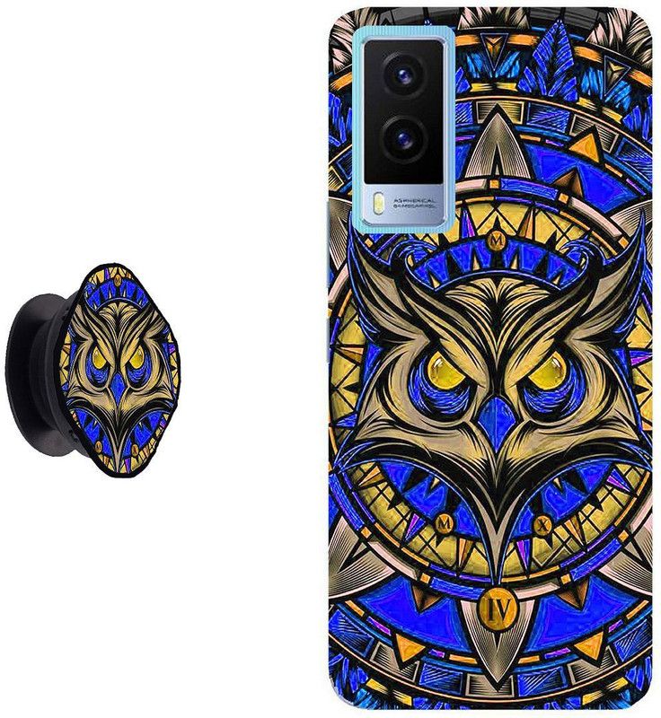Flipkart SmartBuy Back Cover for vivo V21e  (Multicolor, Cases with Holder, Pack of: 2)