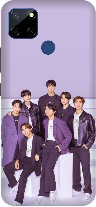 3D U PRINT Back Cover for Realme C25s,RMX3197 BTS, bts, BTS army, BTS Love, bts singers, korean male, korean,  (Purple, Waterproof, Pack of: 1)