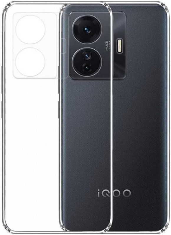 S-Softline Back Cover for Iqoo Z6 Pro, Slim Fit Ultra-Thin Transparent Fiber  (Transparent, Pack of: 1)
