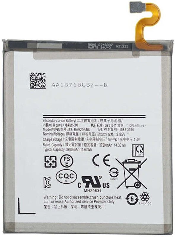 RYN Store Mobile Battery For Samsung EB-BA920ABU for Samsung Galaxy A9s A9200 2018 Version A9 A920F