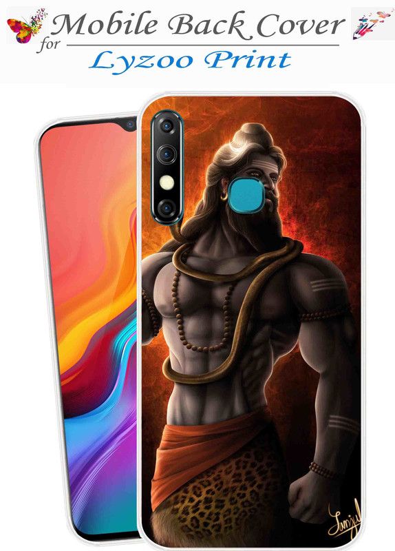 Lyzoo Back Cover for Infinix Hot 8  (Multicolor, Flexible, Silicon, Pack of: 1)