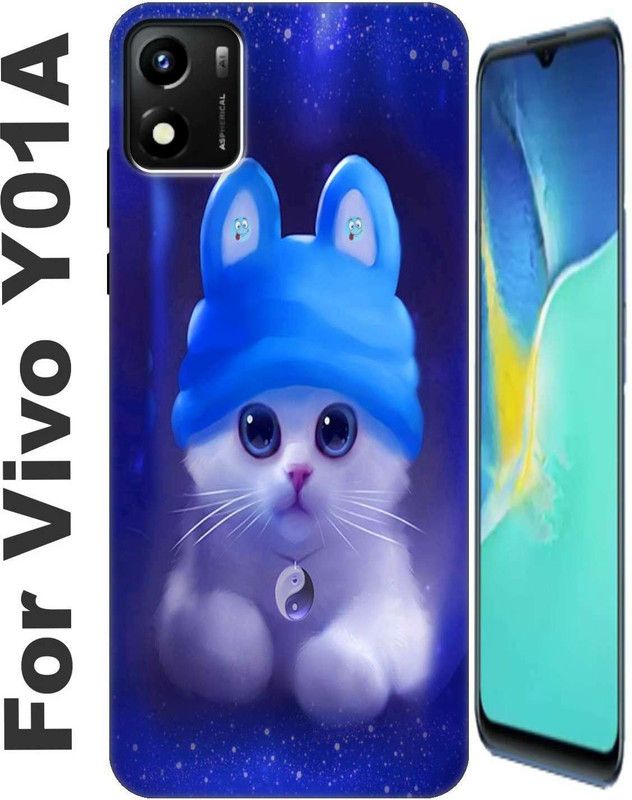 RDcon Back Cover for Vivo Y01A 2840  (Green, Grip Case, Silicon, Pack of: 1)