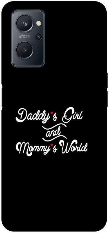 Zaplab Back Cover for Realme 9i, RMX3491 Printed Mom Dad Back Cover  (Multicolor, Hard Case, Pack of: 1)