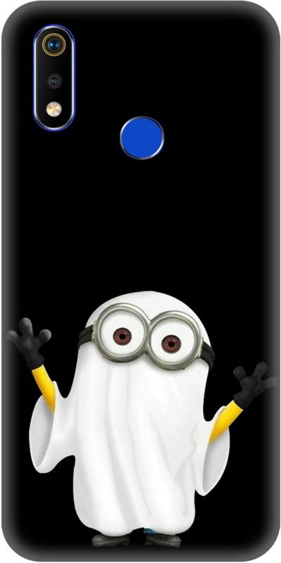 Smutty Back Cover for Realme 3i, RMX1827 - Minions Print  (Multicolor, Hard Case, Pack of: 1)