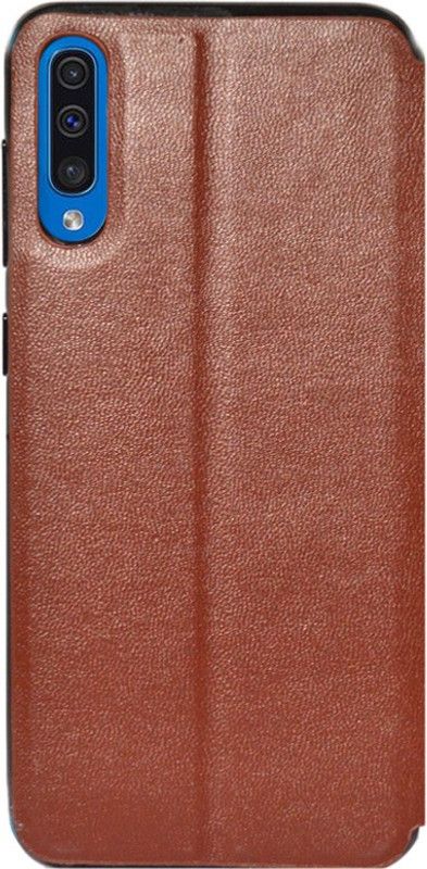 COVERBLACK Flip Cover for Samsung Galaxy A50s SM-A507F  (Brown)