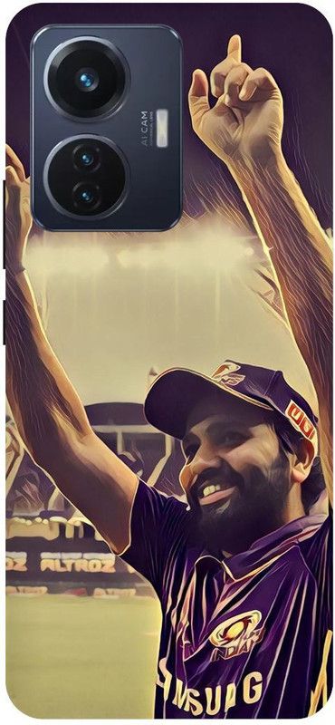 PICHKU Back Cover for VIVO T1 44W- V2153-ROHIT,SHARMA,INDIAN,PLAYER,MUMBAI,HITMAN,SPORTS,IPL,MI  (Blue, Hard Case, Pack of: 1)