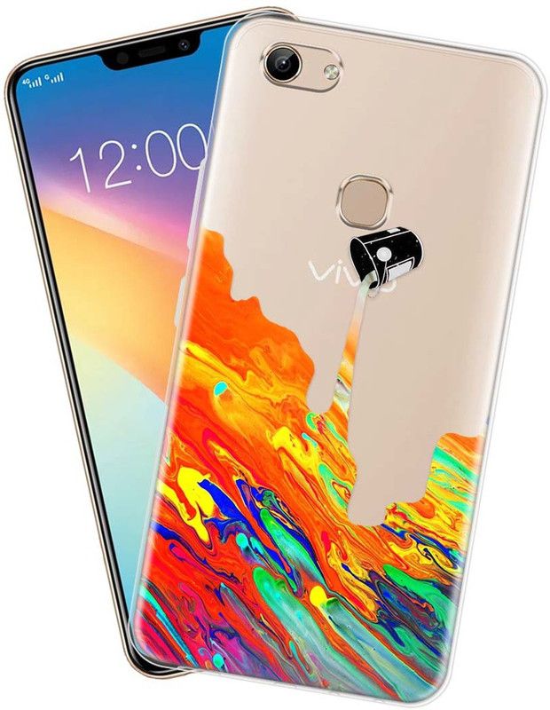 Cover Bazaar Back Cover for Vivo Y83  (Multicolor, Grip Case, Silicon)