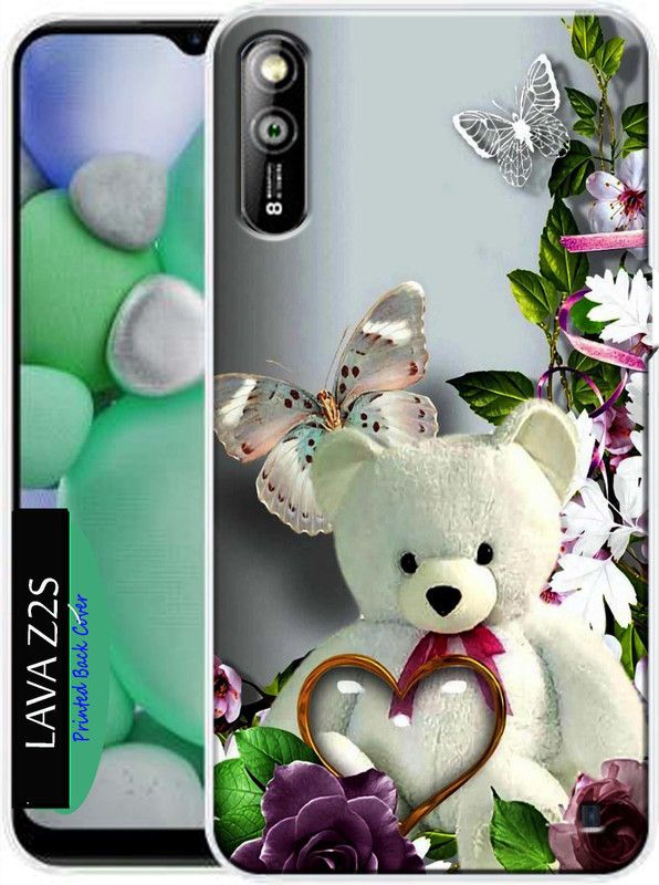 Amstyle Back Cover for Lava Z2s  (Multicolor, Dual Protection, Silicon, Pack of: 1)