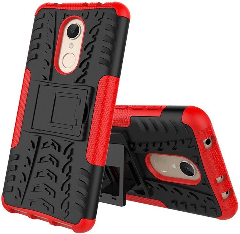 ZIVITE Back Cover for Mi Redmi 5 Plus  (Red, Rugged Armor, Pack of: 1)