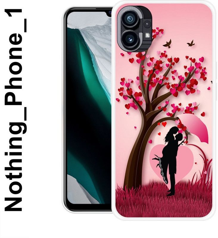 JAIKARA Back Cover for Nothing Phone 1  (Pink, Grip Case, Silicon, Pack of: 1)