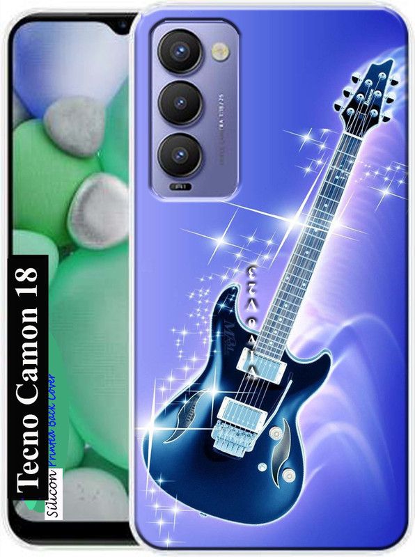 HEXAcase Back Cover for Tecno Camon 18 Back Cover  (Multicolor, Dual Protection, Silicon, Pack of: 1)