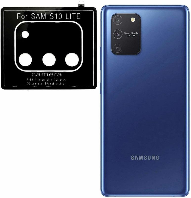 Dhavals Shoppe Back Camera Lens Glass Protector for Camera Glass Film Back Rear Camera Lens Tempered Glass Screen Protector Compatible with Samsung Galaxy S10 Lite  (Pack of: 1)