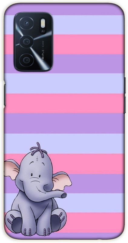 iprinto Back Cover for Oppo A53s 5G, Oppo A16 cute elephant baby Back Cover  (Multicolor, Hard Case, Pack of: 1)