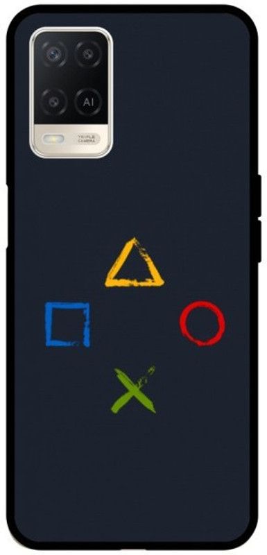 STYLE MARO Back Cover for Oppo A54  (Blue, Shock Proof)