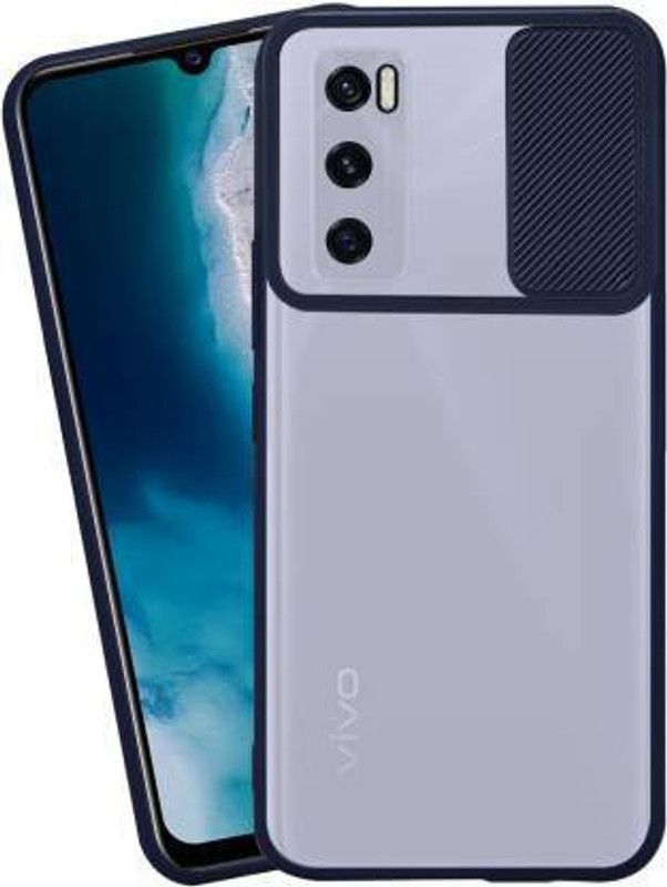 GRS Ji Back Cover for VIVO V20 SE  (Blue, Waterproof)