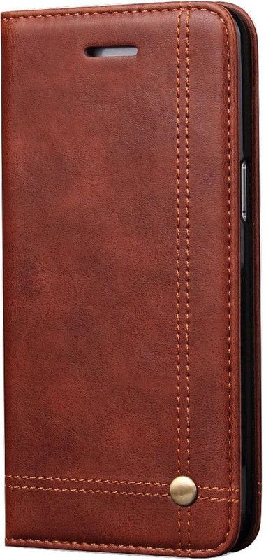Swan Wallet Case Cover for Samsung Galaxy S8+ / Galaxy S8 Plus  (Brown, Cases with Holder)