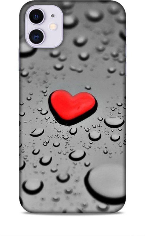Coverland Back Cover for Apple iPhone 11  (Grey, Red)