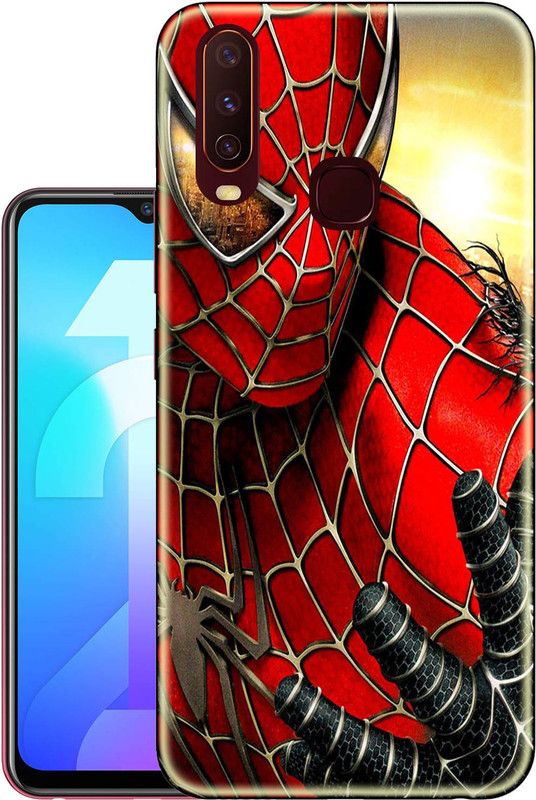 Snazzy Back Cover for Vivo Y12  (Red, Grip Case, Silicon, Pack of: 1)