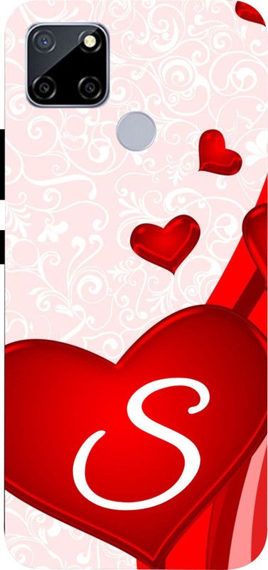 LIKELOOK Back Cover for Realme C15, ( S Heart, S Love, S letter )  (Multicolor, Shock Proof, Pack of: 1)