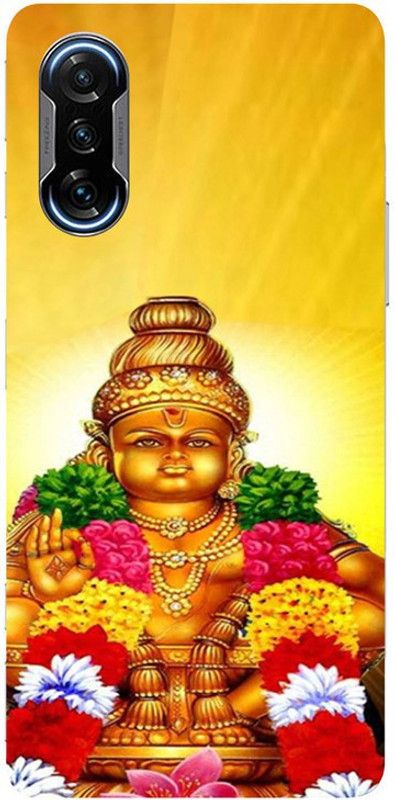Golden Mask Back Cover for Sky Hawk Back Cover For Redmi Poco F3 GT Swami Aiyappan  (Multicolor, Waterproof, Silicon, Pack of: 1)