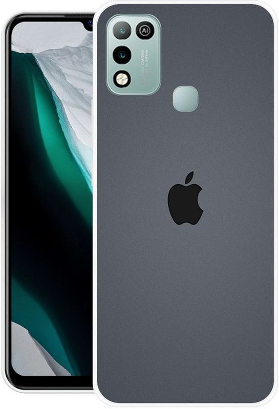 Looy Back Cover for Infinix Hot 10 Play, Infinix Smart 5  (Grey, Flexible, Silicon, Pack of: 1)