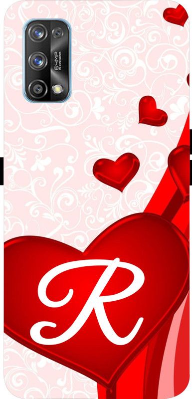 LIKELOOK Back Cover for Realme 7 Pro, ( R Letter, R Name, R love )  (Multicolor, Shock Proof)