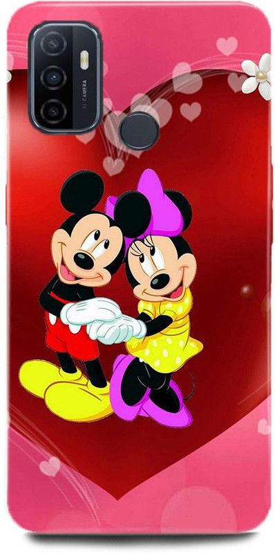 MP ARIES MOBILE COVER Back Cover for OPPO A53/CPH2127,Mickey,Mickey Mouse,Art, Cartoon, Teddy,Doll  (Multicolor, Hard Case, Pack of: 1)