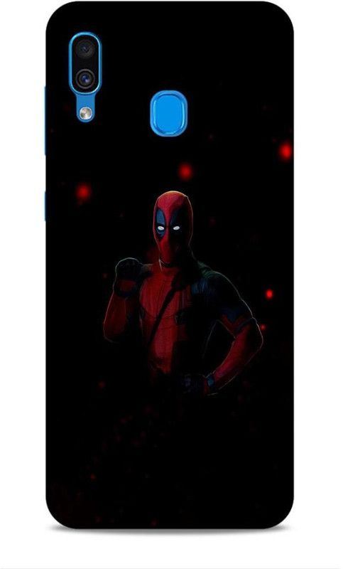 Coverland Back Cover for Samsung Galaxy A30  (Black, Red)