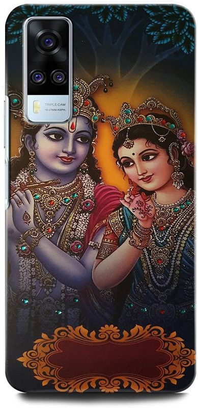 INTELLIZE Back Cover for Vivo Y51A V2031 KRISHNA, LORD KRISHNA, VASUDEV, GOD, KRISHN KANHIYA, RADHA  (Multicolor, Hard Case, Pack of: 1)