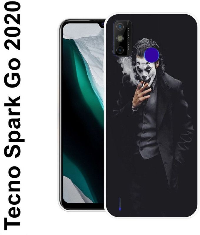 REALKING Back Cover for Tecno Spark Go 2020, Tecno Spark 6 Go, Tecno Spark Go 2021  (Black, Grip Case, Silicon)