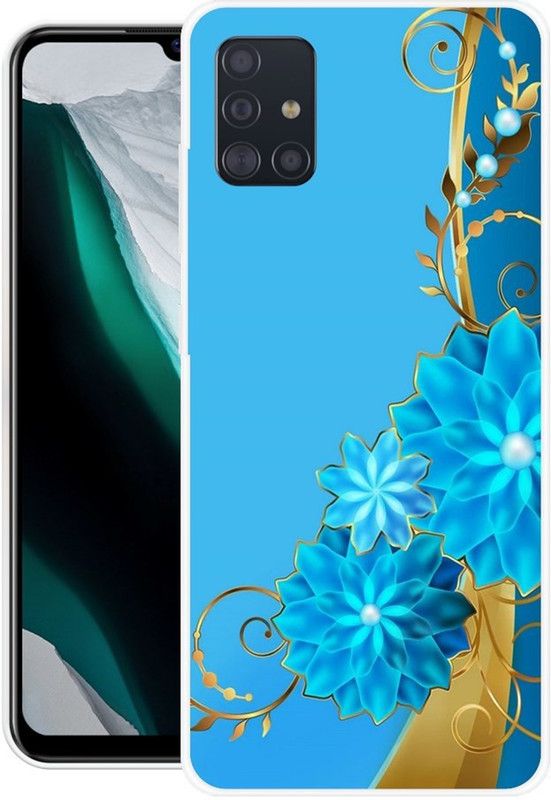 SIMAWAT Back Cover for Samsung Galaxy M31s  (Blue, Grip Case, Silicon, Pack of: 1)
