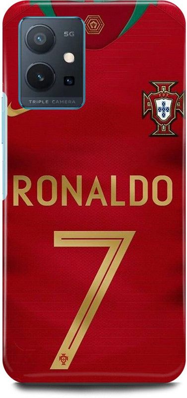 FRONK Back Cover for OPPO A96, CPH2333, CRISTIANO, RONALDO, FOOTBALL, PLAYER, JUVENTUS  (Red, Hard Case, Pack of: 1)