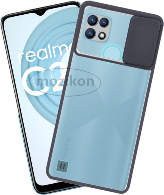 MOZIKON Back Cover for realme C21Y, realme C25Y  (Black, Hard Case, Pack of: 1)