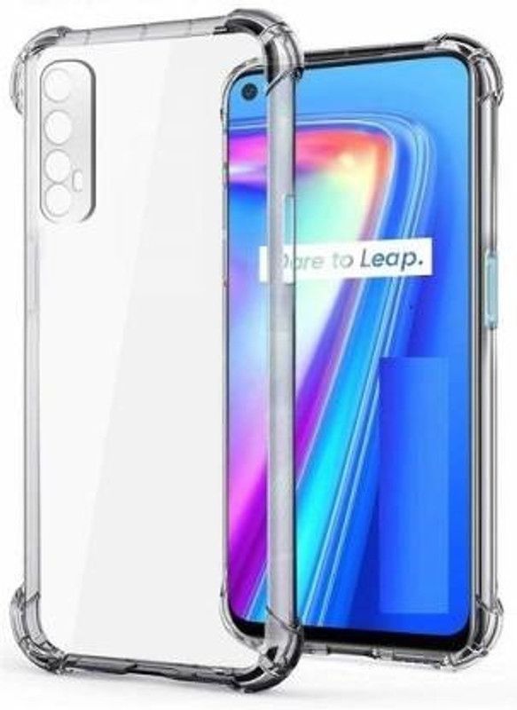 Slovesteyal Back Cover for realme 7  (Transparent, Grip Case, Pack of: 1)