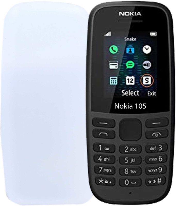 Mystry Box Back Cover for Nokia 105  (White, Flexible, Silicon, Pack of: 1)