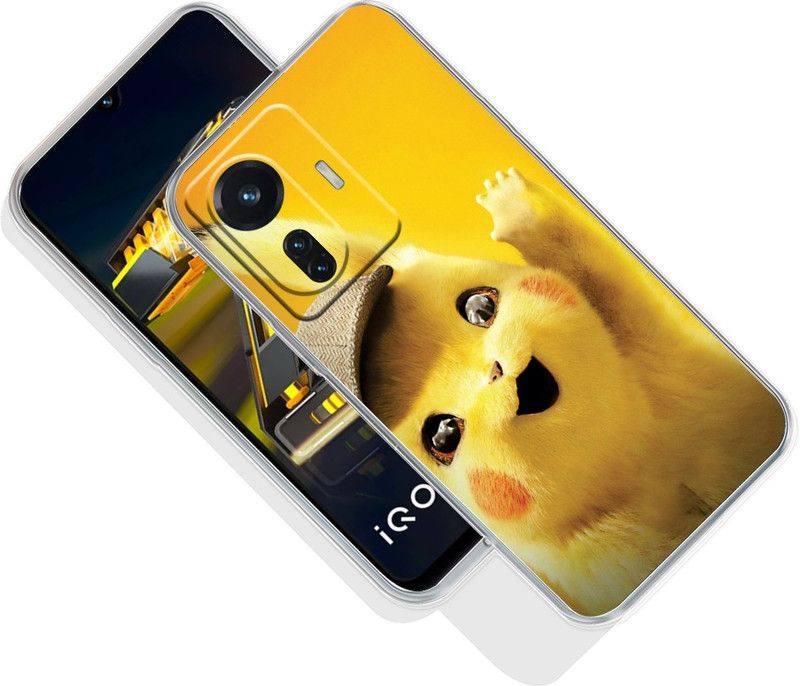 omnmo Back Cover for iQoo Z6 44W  (Yellow, Silicon, Pack of: 1)