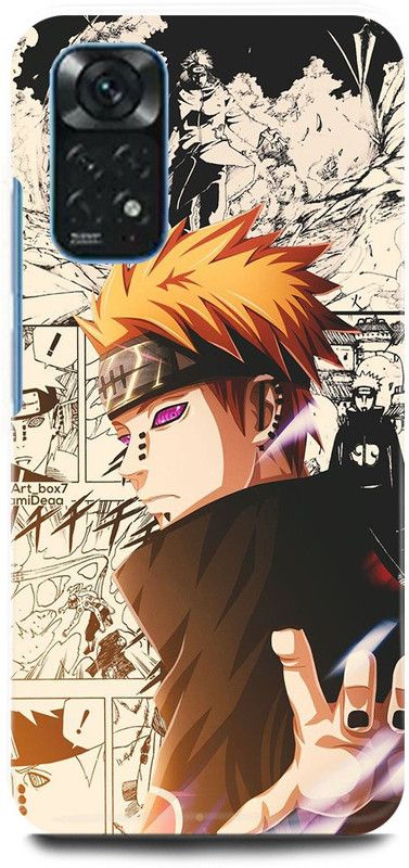 play fast Back Cover for Redmi Note 11S NARUTO, SHIPPUDEN, ANIME, NEON  (White, Hard Case)