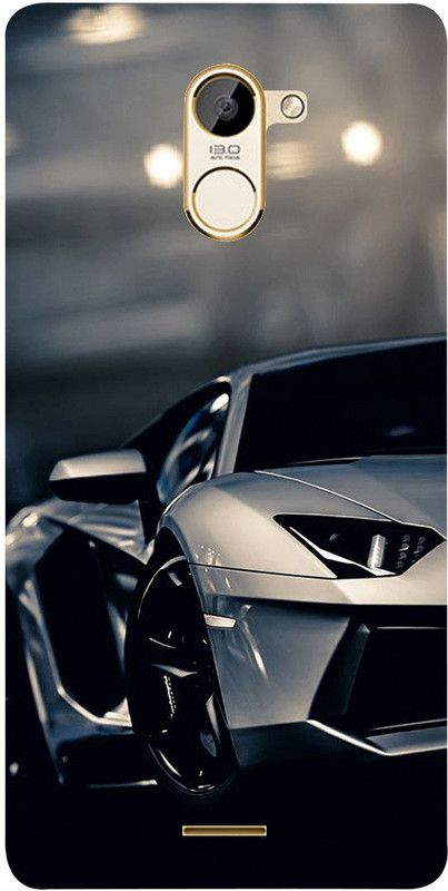 METOO Back Cover for Infinix Hot 4 Pro, FRONT HALF VIEW OF SILVER LAMBOGARNI CAR, Design back cover Print : 518  (Multicolor, Dual Protection, Silicon)