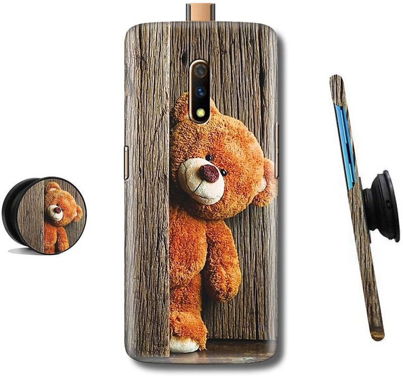 SPBR Back Cover for Realme X  (Brown, Yellow, Cases with Holder)