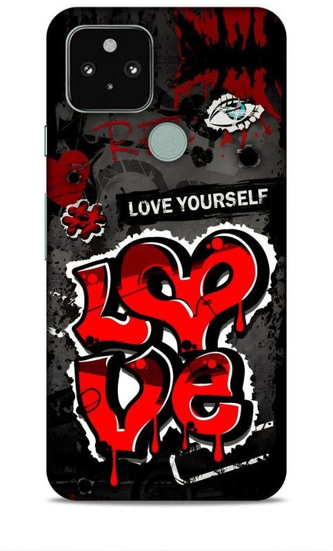 Jellybird Back Cover for Google Pixel 5  (Multicolor, 3D Case, Pack of: 1)