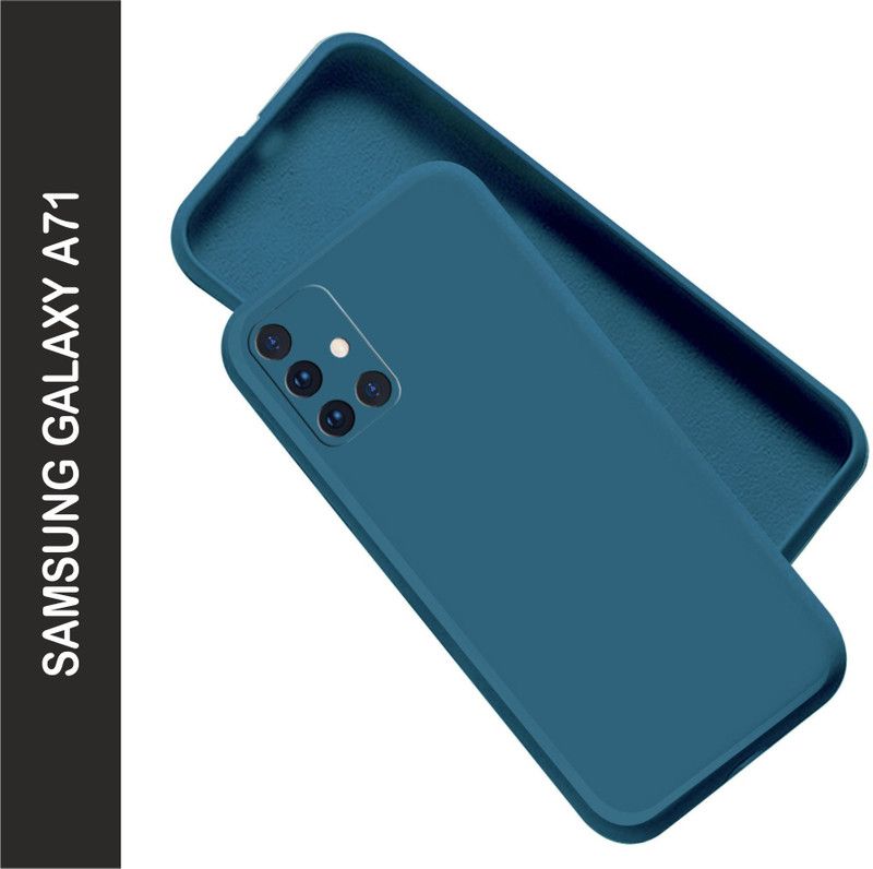 Artistque Back Cover for samsung Galaxy A71  (Blue, Flexible, Silicon, Pack of: 1)