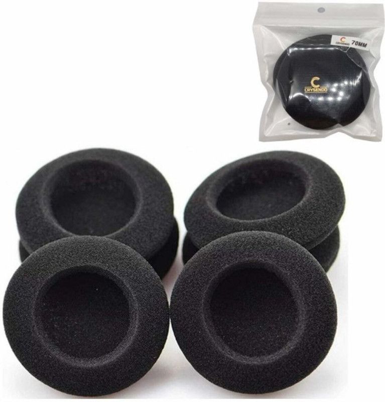 THE DARK NIGHT Crysendo Black Foam Sponge Earbud Eartips Cushion Pads ... In The Ear Headphone Cushion  (Pack of 1, Multicolor)