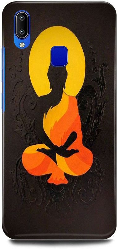 JUGGA Back Cover for Vivo Y95, 1807, GAUTAM, BUDDHA, GOD, NAMO, BUDDHAY  (Yellow, Hard Case, Pack of: 1)