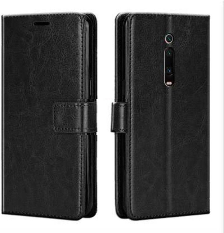 YoYo Covers Flip Cover for Xiaomi Redmi K20 Pro | Shockproof Wallet Style |Leather magnetic lock  (Black, Shock Proof, Pack of: 1)