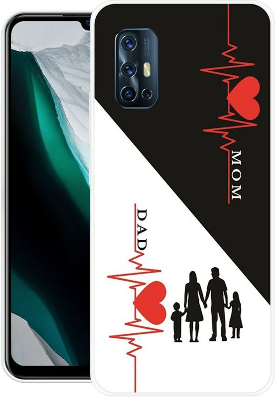 Vaultart Back Cover for Vivo V17  (Multicolor, Dual Protection, Silicon, Pack of: 1)