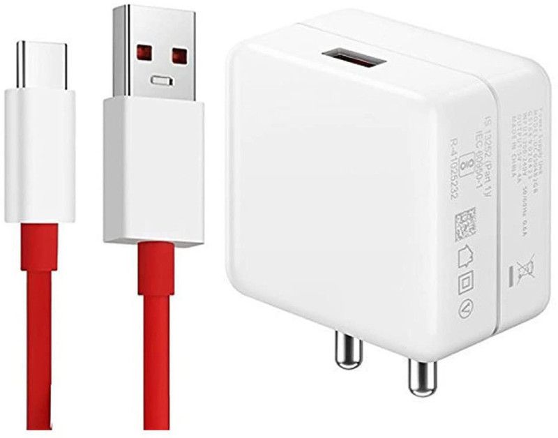 Shopjet 30 W Adaptive Charging 4.2 A Mobile Type-C Charger For Ulefone Armor 15 QC 3.0, Rapid, DASH RED, VOOC, AFC Charger with Detachable Cable  (White, Cable Included)