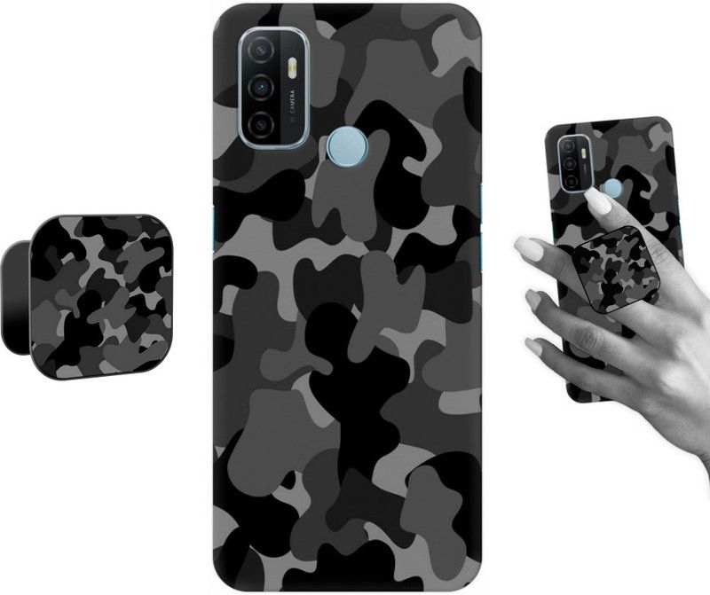 COBIERTAS Back Cover for Oppo A53  (Multicolor, Cases with Holder)