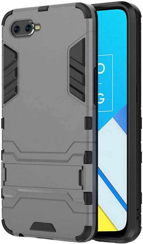 RRTBZ Back Cover for Realme C2  (Grey, Hard Case, Pack of: 1)