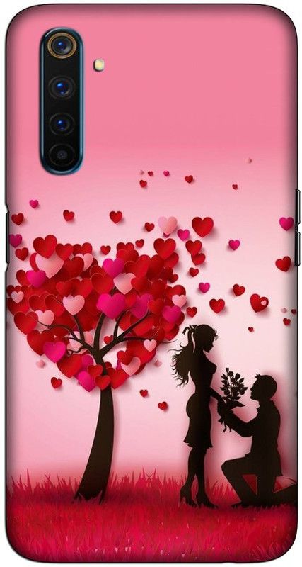 CROKIAN Back Cover for Realme 6 Pro LOVE heart Back Cover  (Multicolor, Hard Case, Pack of: 1)