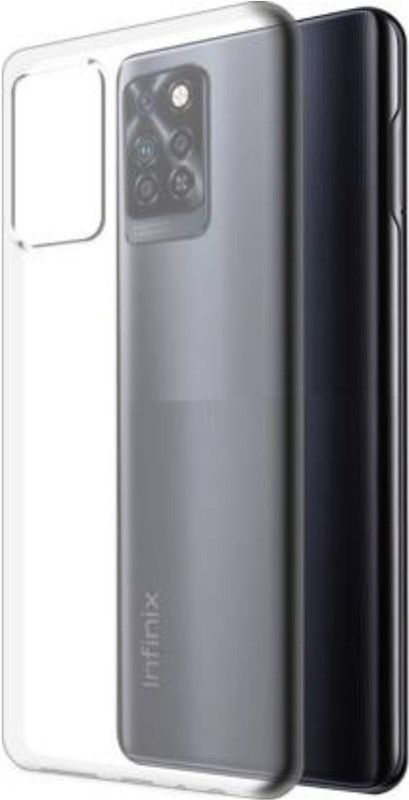 Nassion Back Cover for Infinix Note 10 Pro  (Transparent, Grip Case, Silicon, Pack of: 1)
